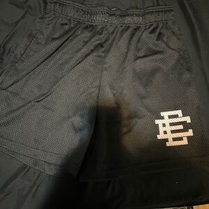 Eric Emanuel Black Mesh Athletic Shorts